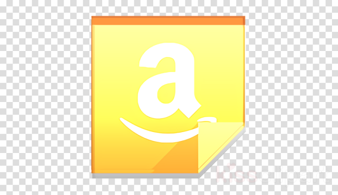 the amazon logo on a transparent background