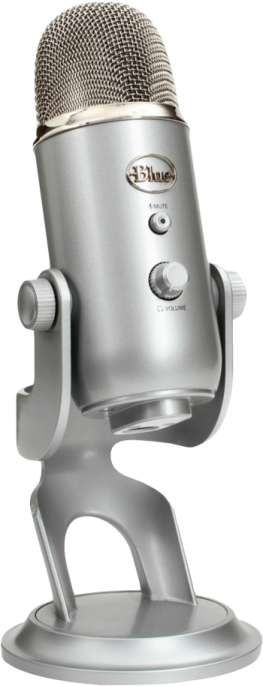 an image of a microphone on a stand