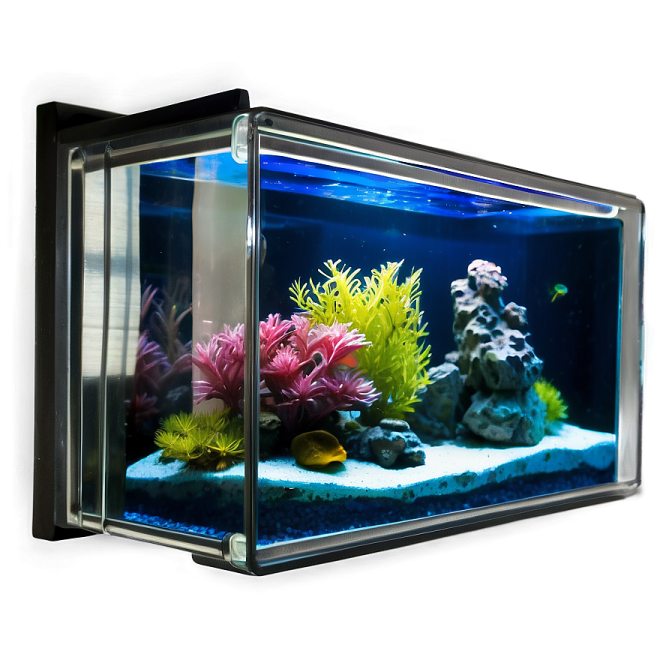 a fish tank with an aquarium in it