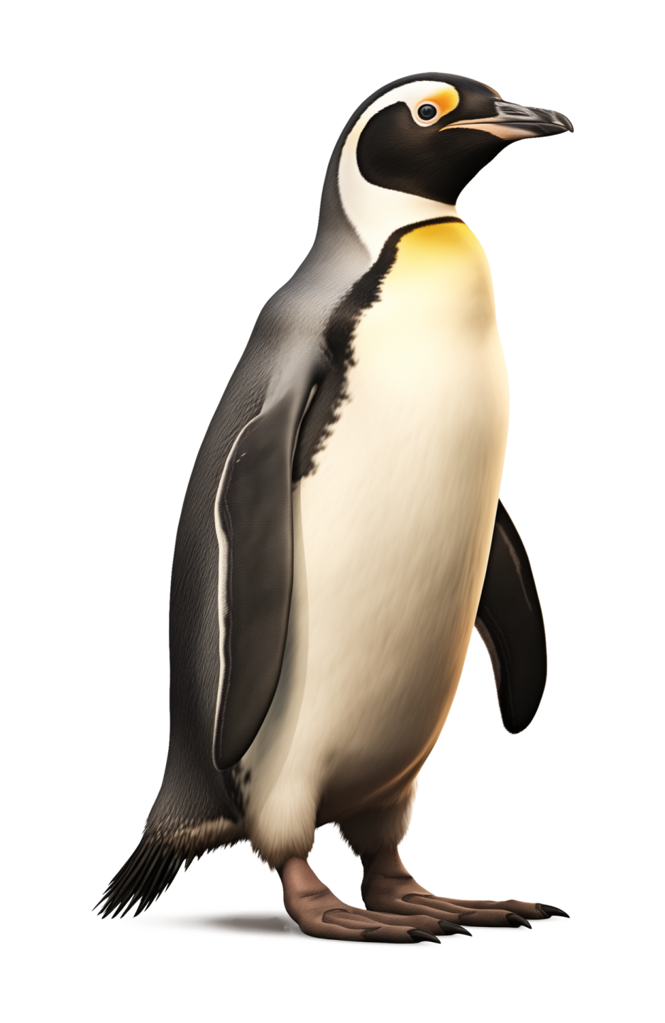 an image of a penguin standing on the ground