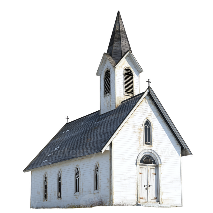 an old white church