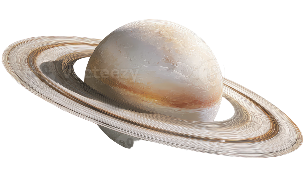 the planet saturn is shown in this illustration