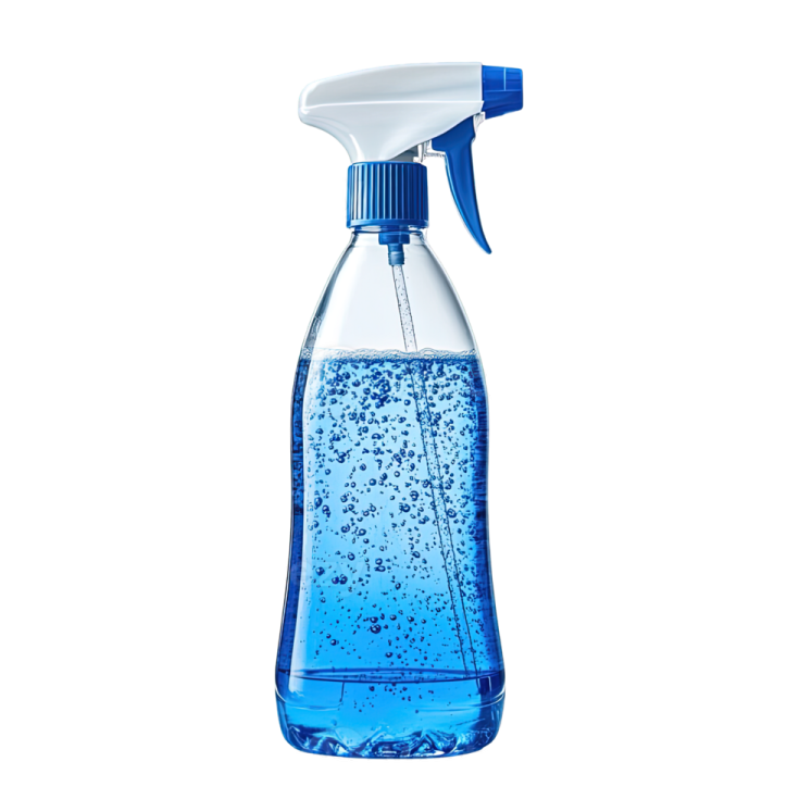 a bottle of water on a white background