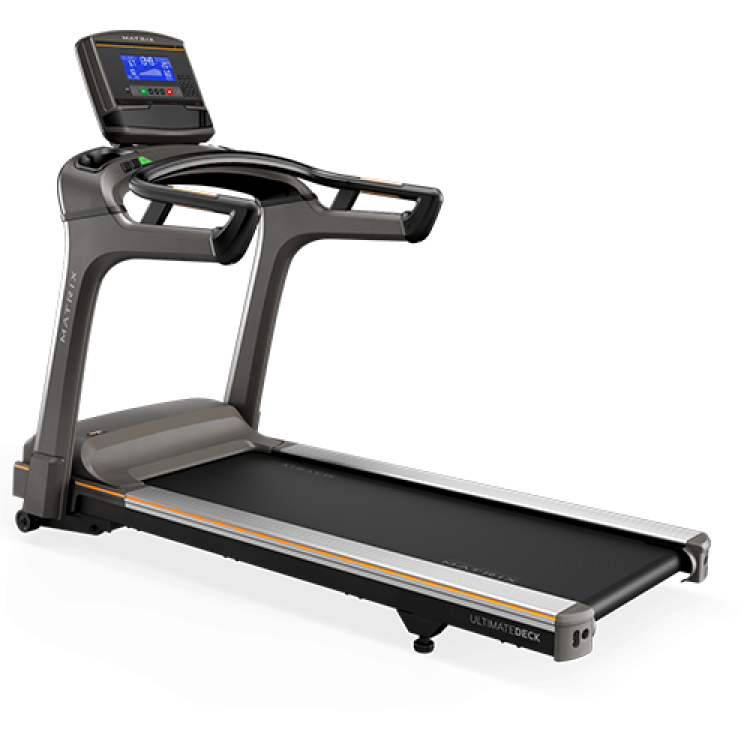 A tread with a monitor on the side