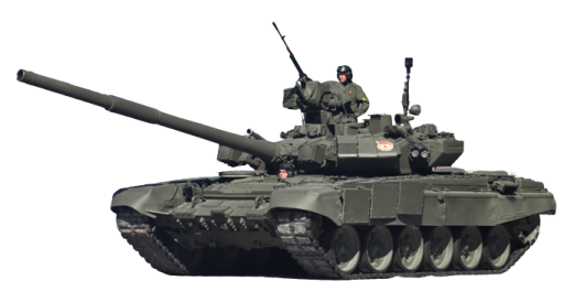 an army tank is shown on a white background