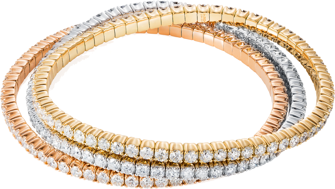 a gold and diamond bracelet