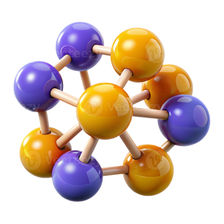 An image of a molecule