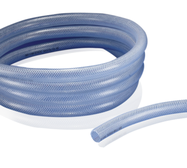 an image of a blue flexible hose