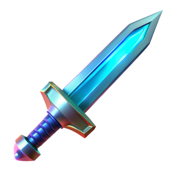 an image of a sword on a white background