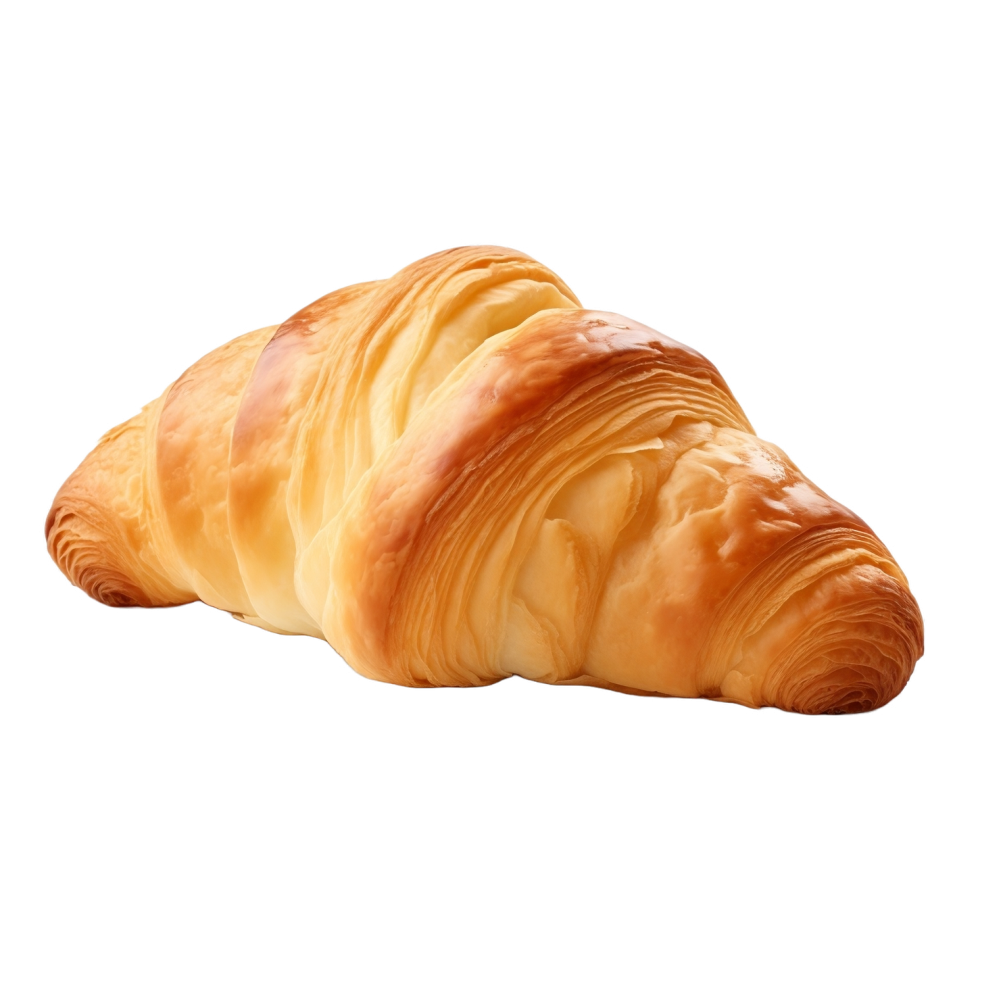 a close up of a crois on a white background