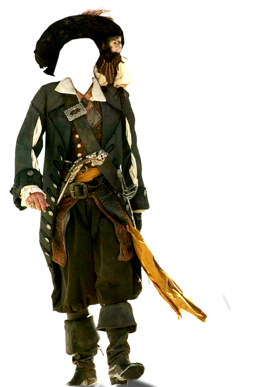 a man dressed as a pirate