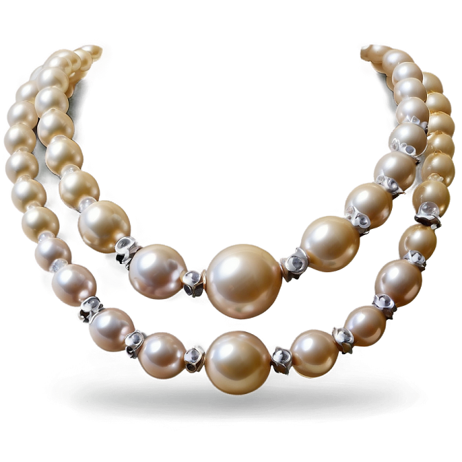 a multi - colored pearl and diamond necklace