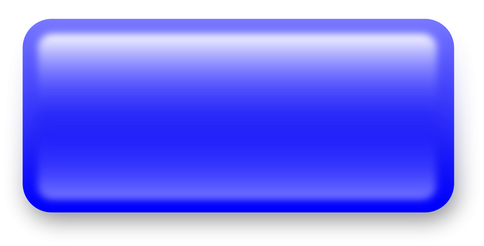 a blue button on a white background