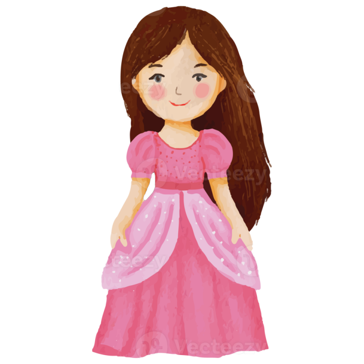 a little girl in a pink dress