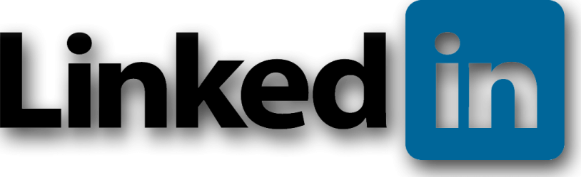 a logo with the word linked on it