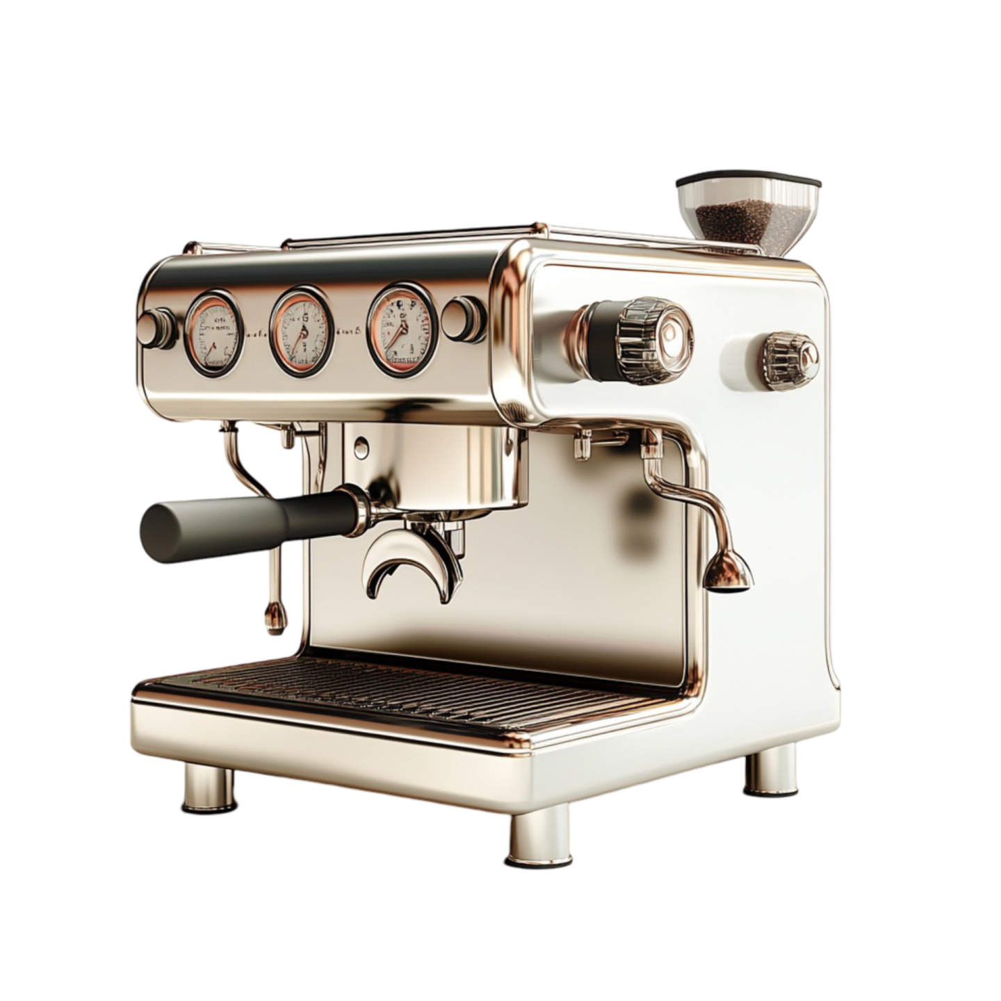 a coffee machine sitting on top of a table