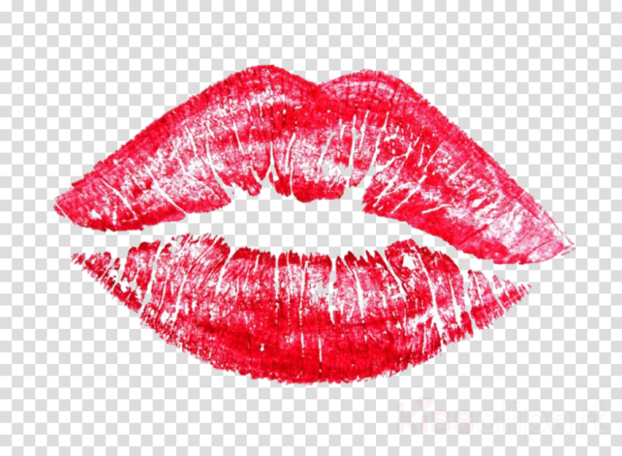 a red lipstick on a transparent background