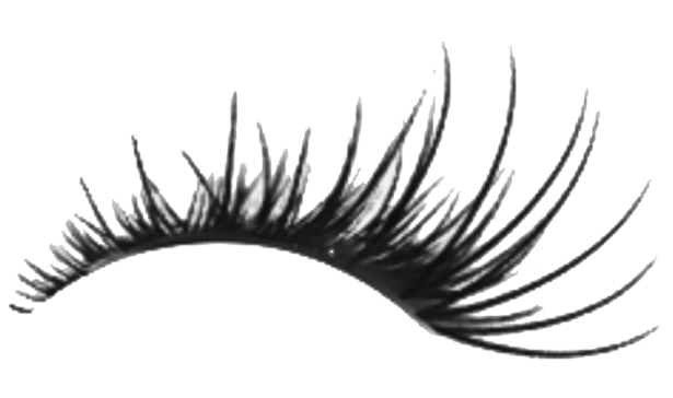 a close up view of an eyelash