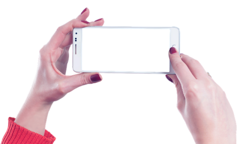 a woman holding up her phone to take a picture