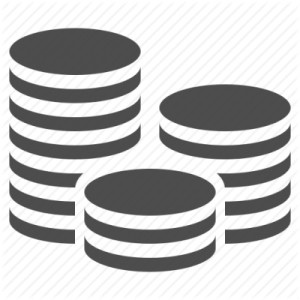 a stack of coins icon