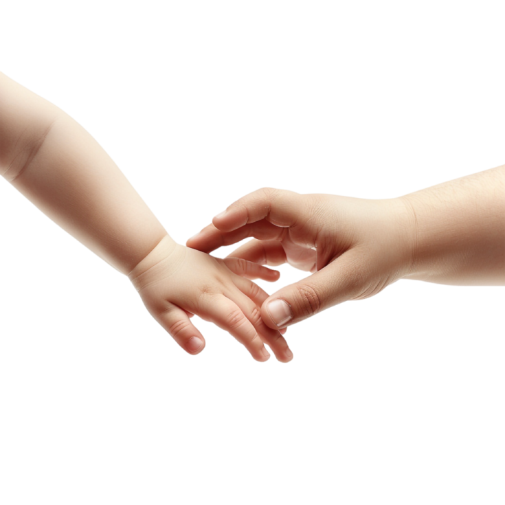 a close up of two hands holding each other hands