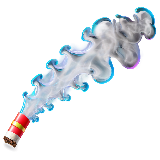 a cigarette with smoke coming out of it