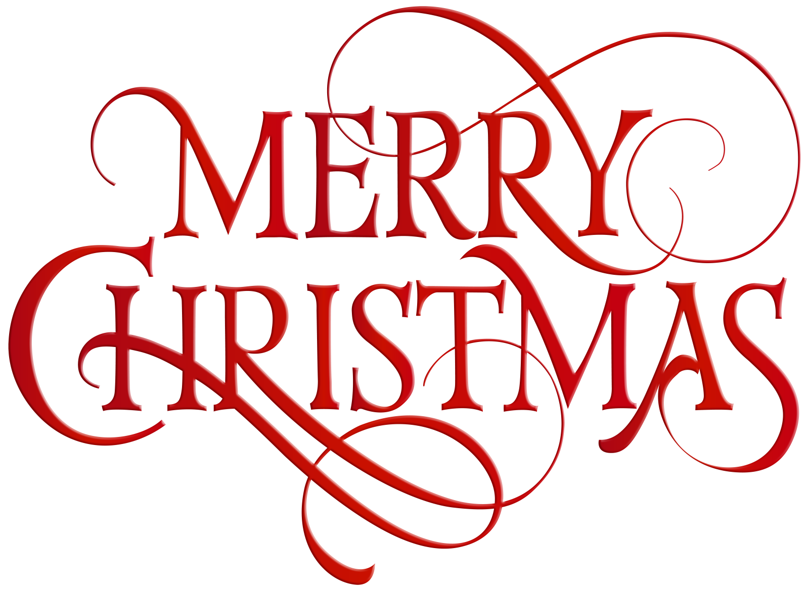 the word merry christmas on a white background