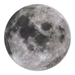 a full moon is shown in this image