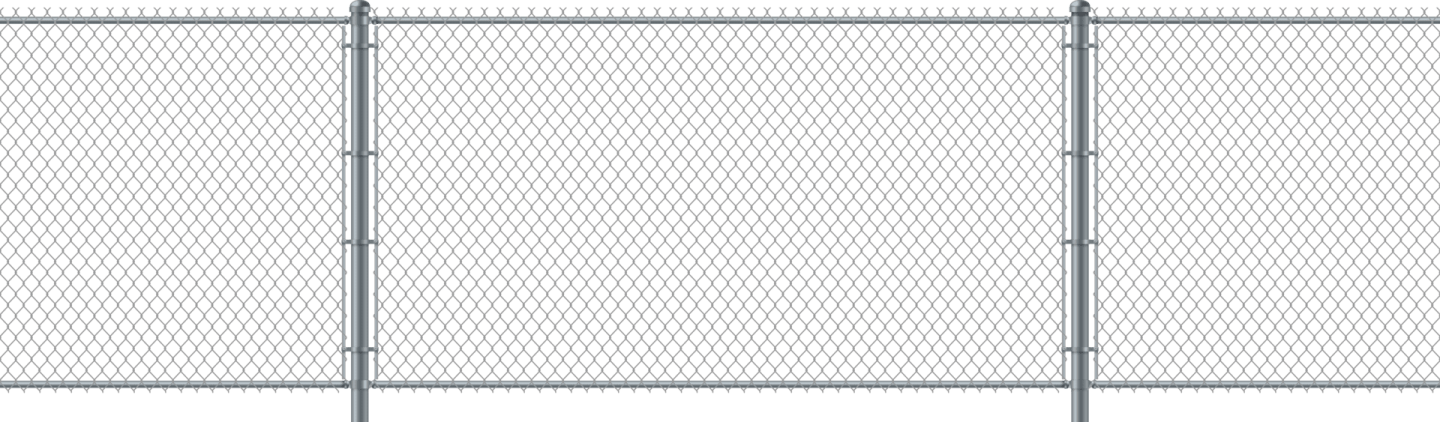 a drawing of a chain link fence