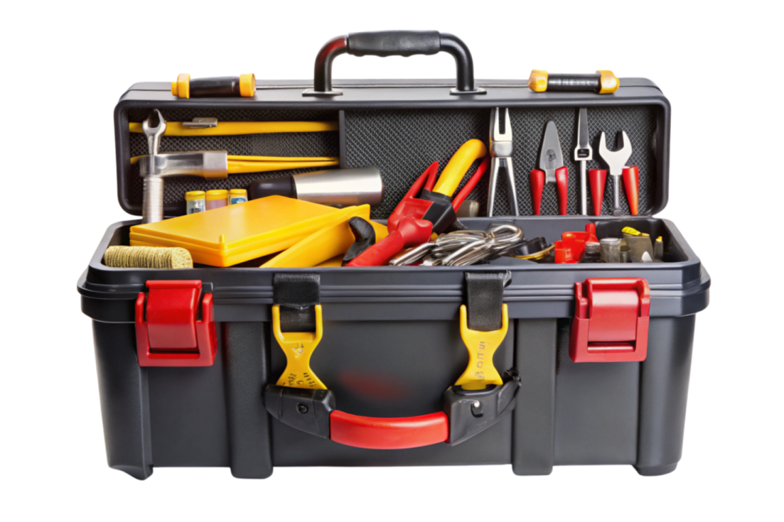 a tool box filled with tools