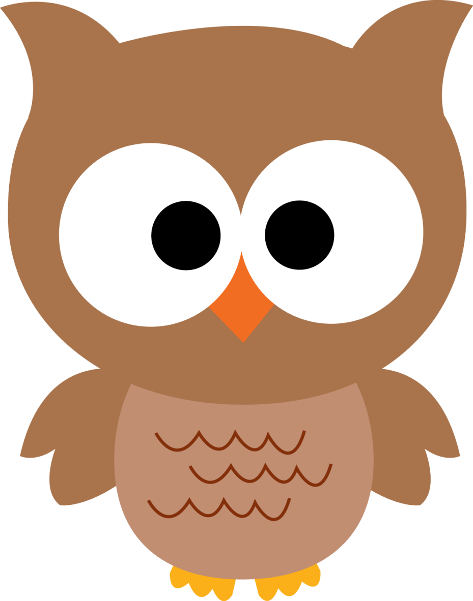 a brown owl with big eyes