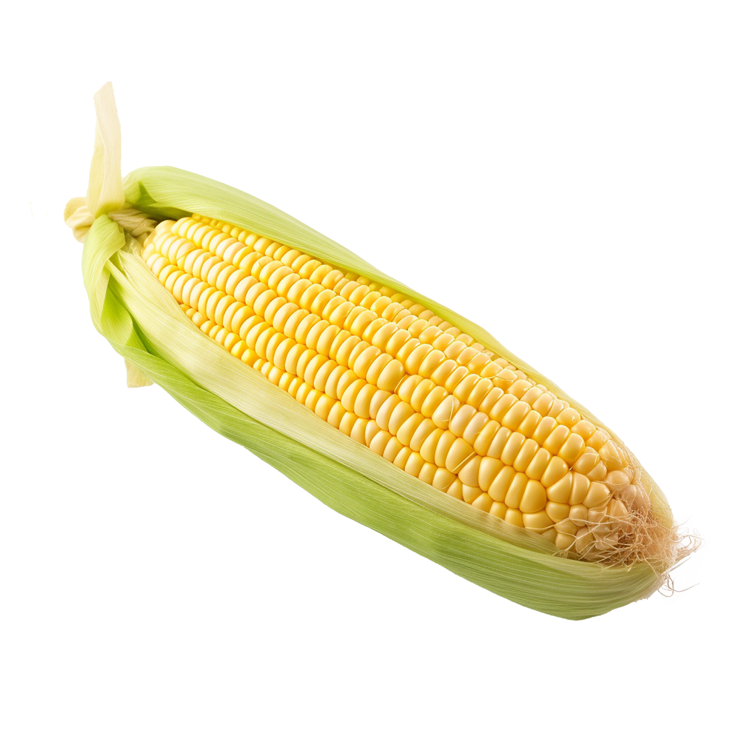 a corn on a white background