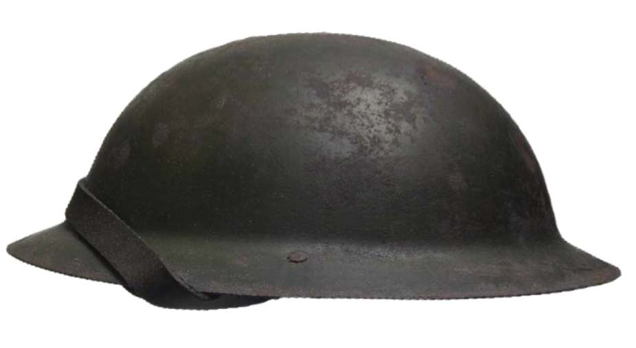 a german steel helmet