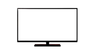 a flat screen tv on a white background