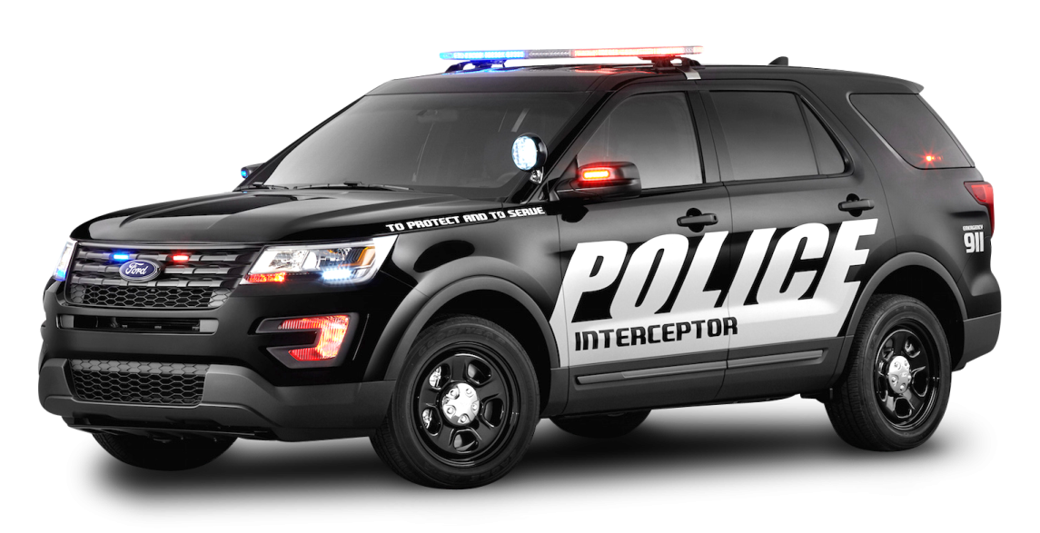 a police car is shown in this image