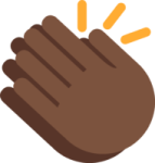 a brown hand with the sun in the middle