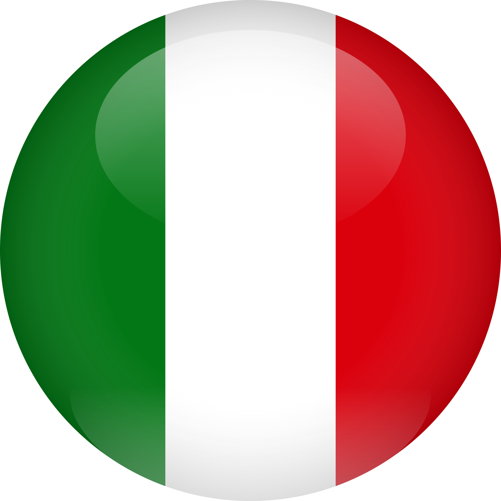 a ball with the italian flag