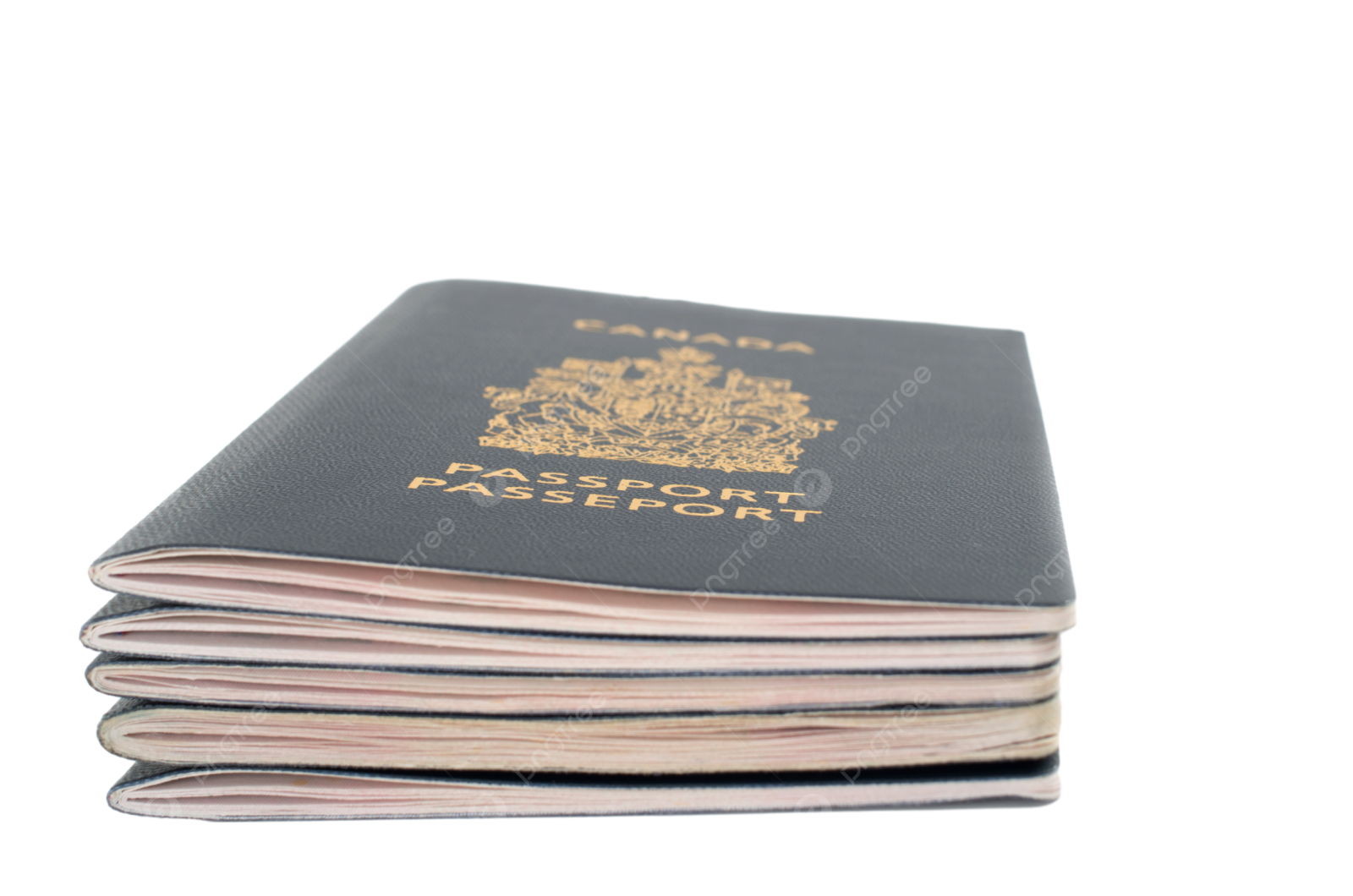 a passport on a white background