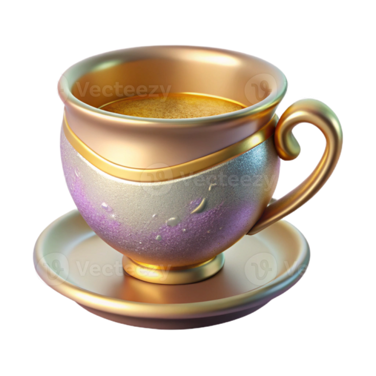 a cup of coffee on a saucer