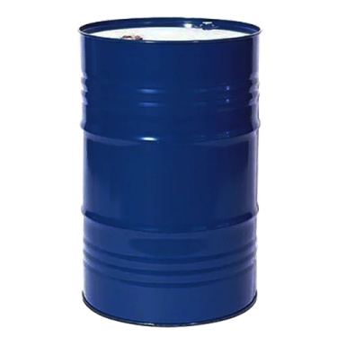 a blue barrel on a white background