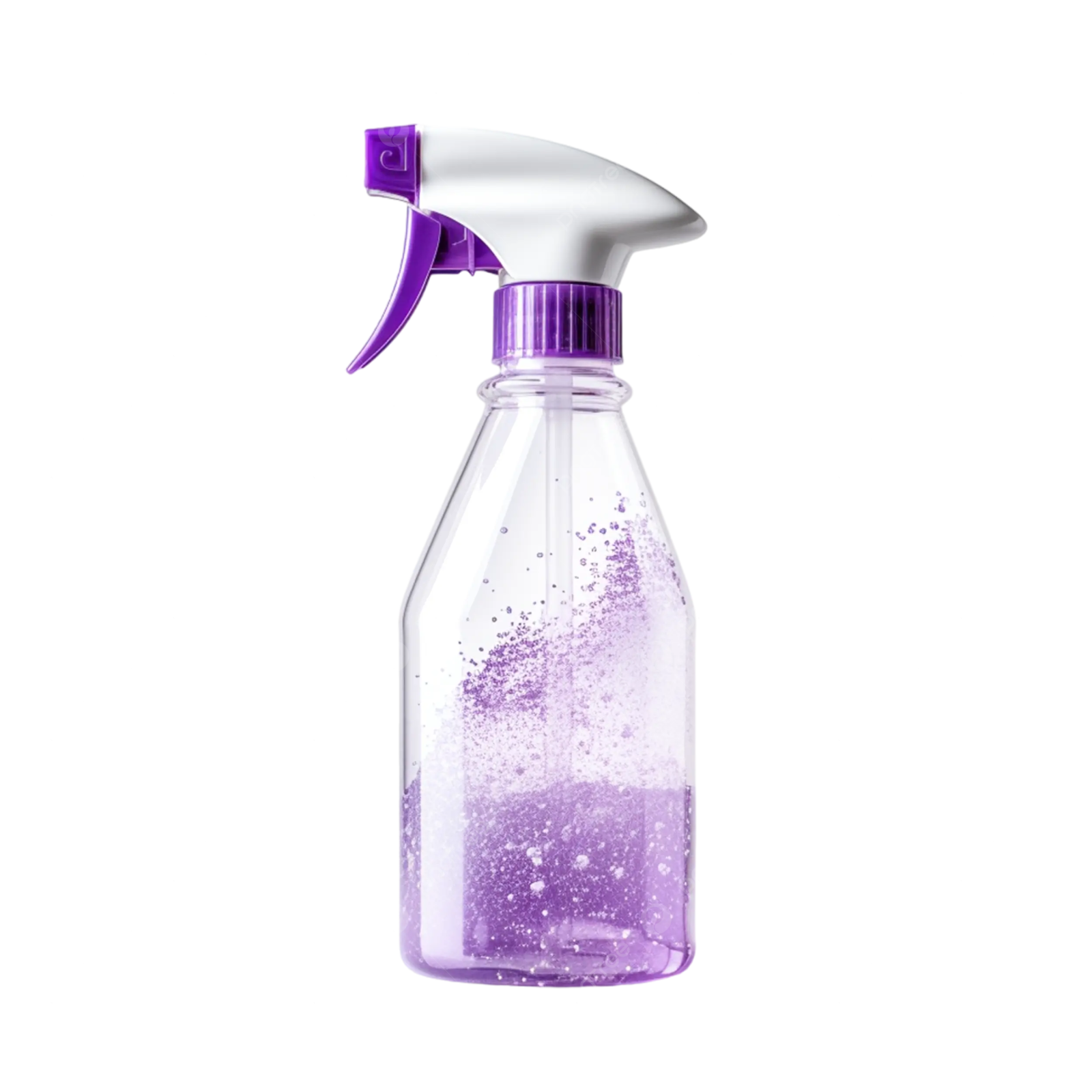 a spray bottle filled with purple liquid