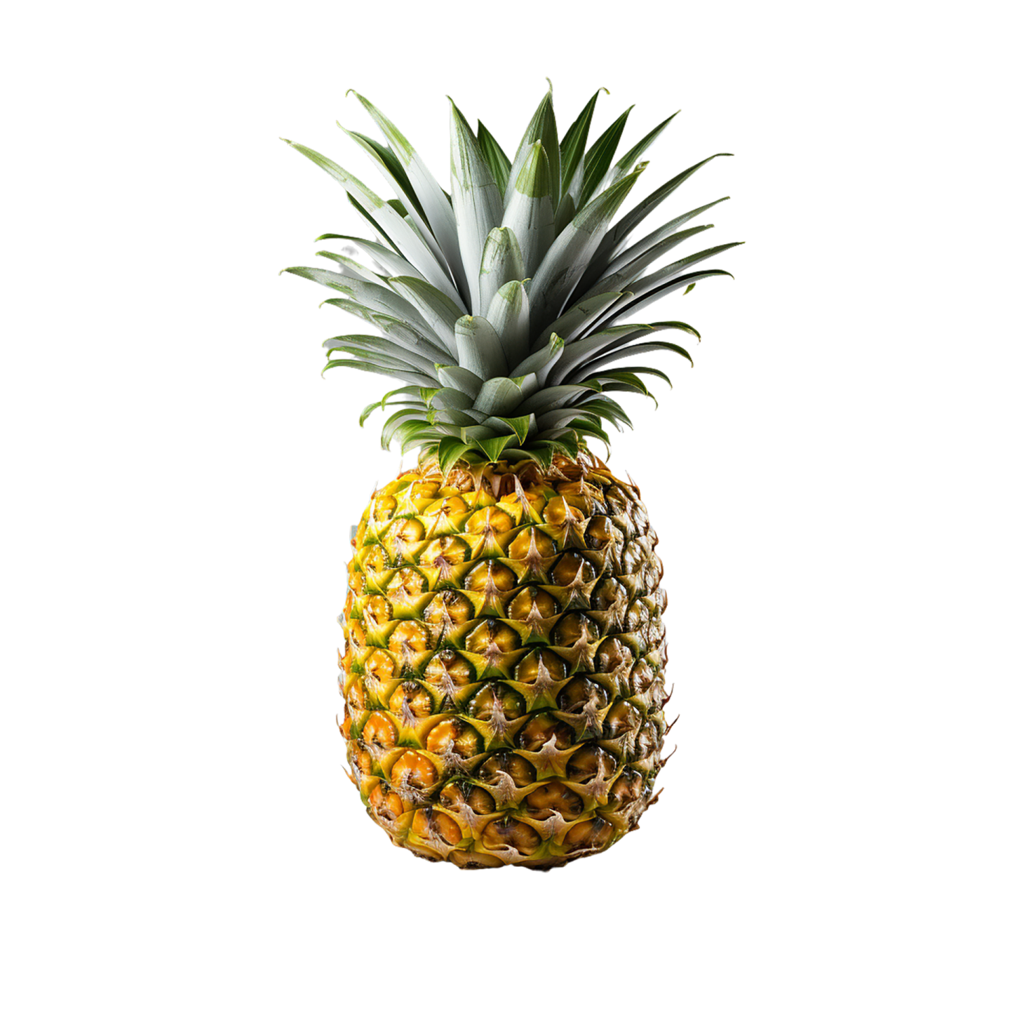 a pineapple on a white background