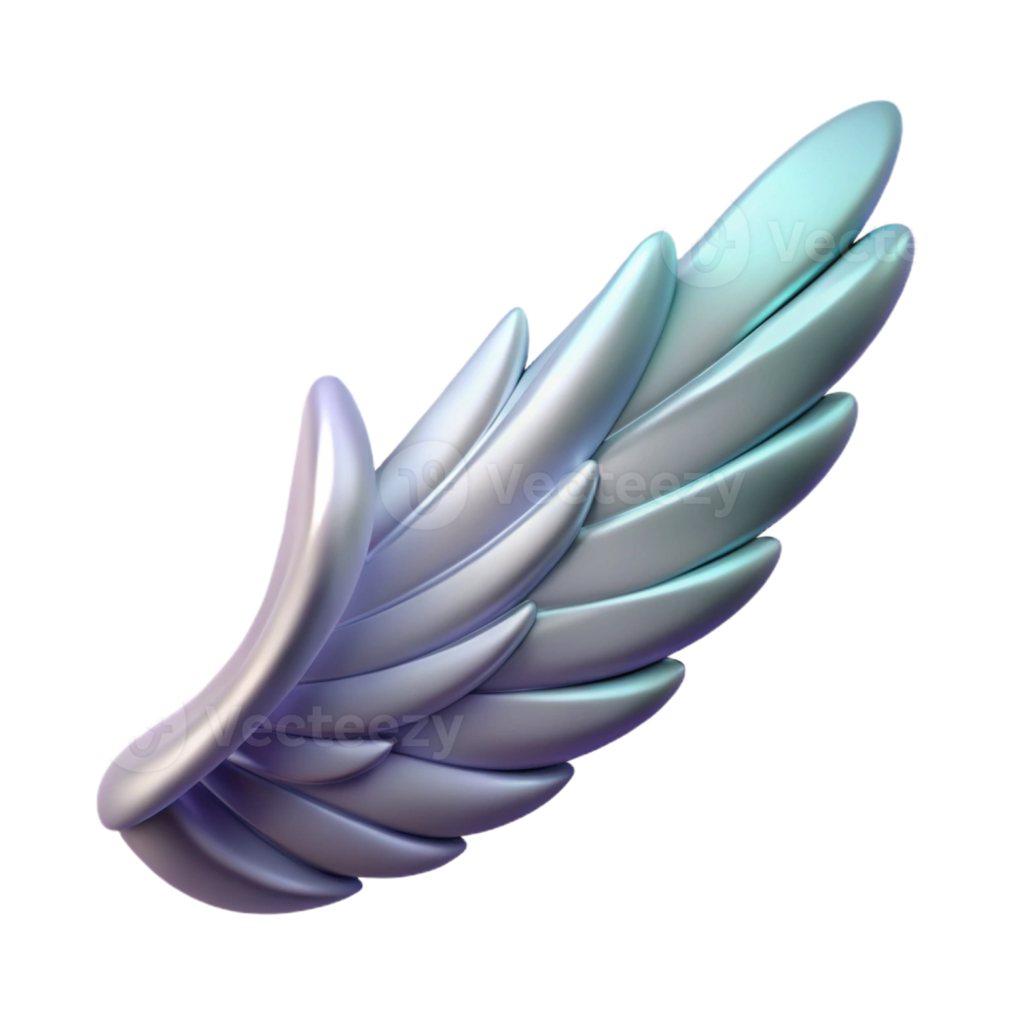 an image of a blue and white wing