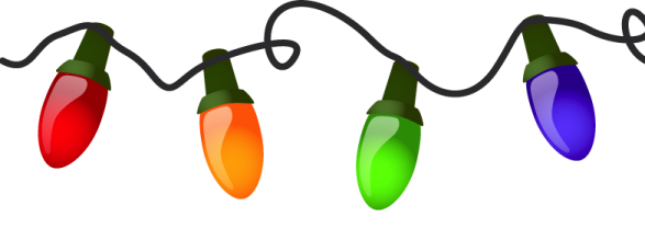 a string of christmas lights