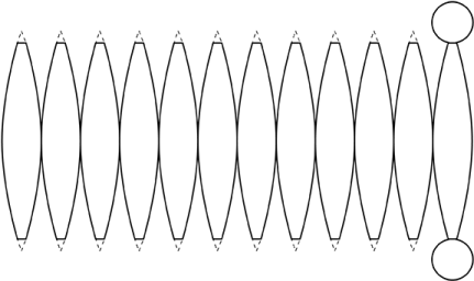 a drawing of a line that is drawn in the same direction