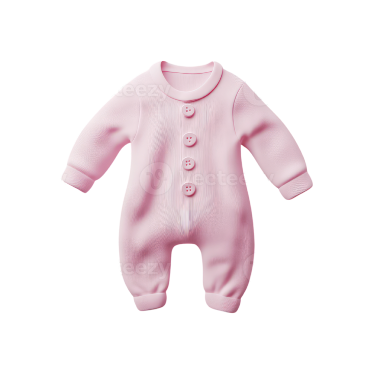 a baby girl's pink sweater with buttons