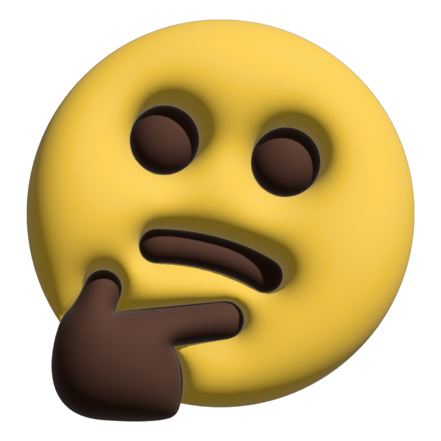 a smiley face with a finger in it's mouth