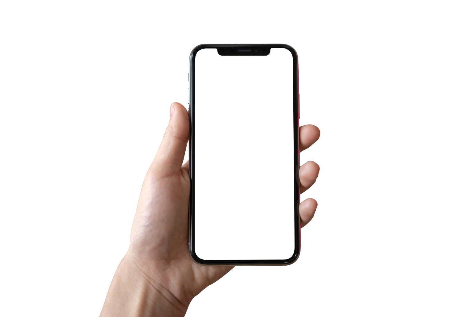 a person holding an iphone in their hand