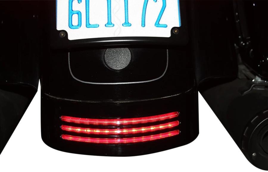 a motorcycle with a number plate on it