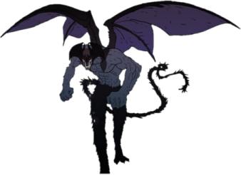an image of a dragon with wings